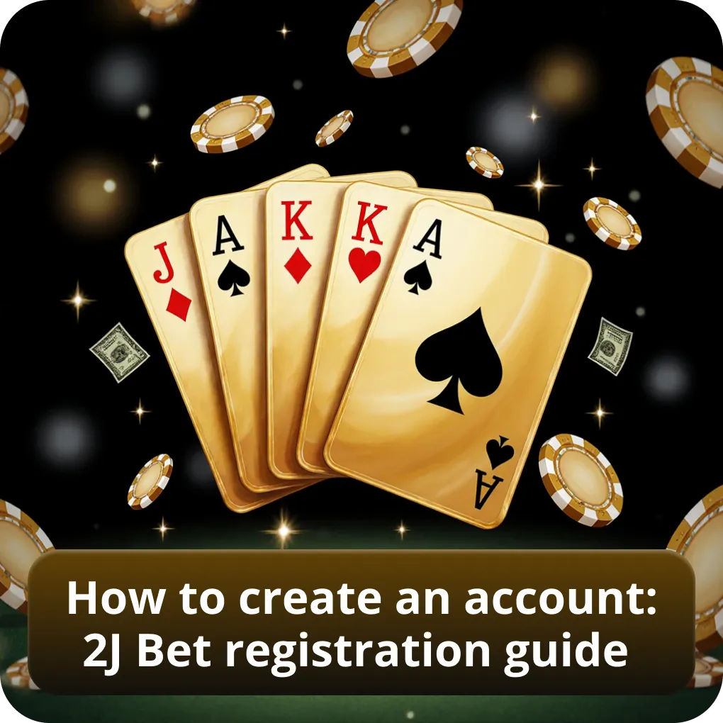 How to create an account: 2J Bet registration guide